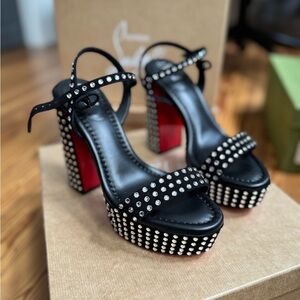 Christian Louboutin Movida Jane Strass Boum platform sandals